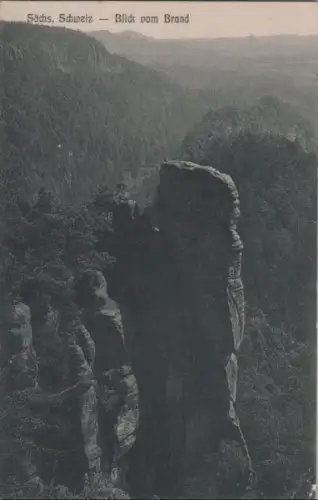 Sächsische Schweiz - Blick vom Brand - ca. 1935