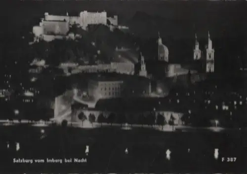Österreich - Österreich - Salzburg - vom Imberg bei Nacht - ca. 1965