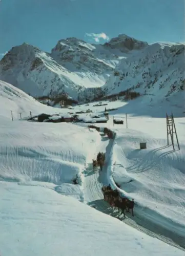 Schweiz - Schweiz - Davos - Blick auf Mittagshorn - 1977