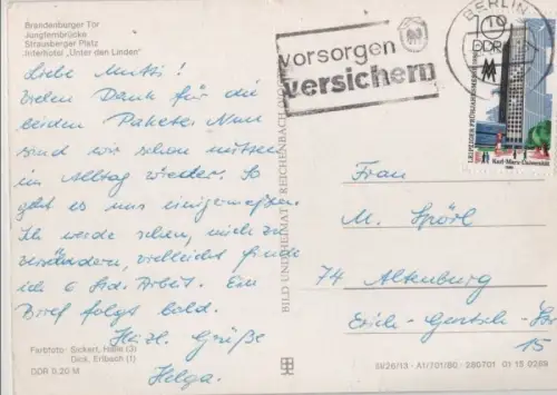 Berlin, Ostteil - 4 Bilder