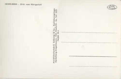 Heidelberg - vom Königsstuhl