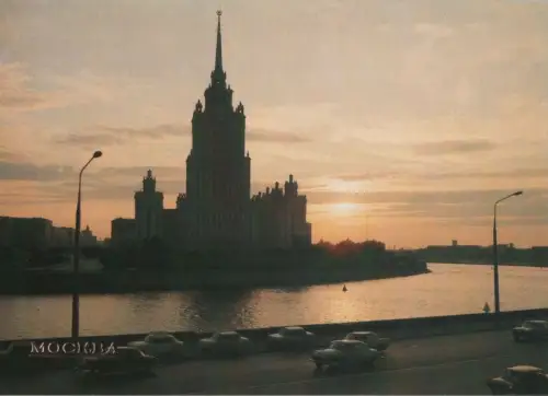 Russland - Moskau - Russland - bei Sonnenuntergang
