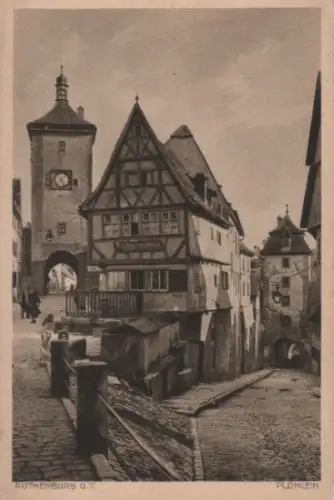Rothenburg - Plönlein - ca. 1950