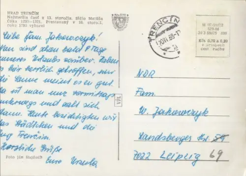 Slowakei - Trencin - Slowakei - Burg