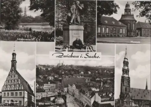 Zwickau - u.a. Dom - ca. 1975