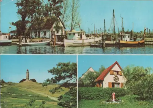 Hiddensee - u.a. Kloster, Seemannshäuschen - 1982