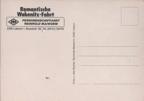 Lübeck - Wakenitz-Fahrt