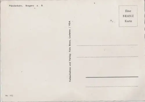 Österreich - Bregenz - Österreich - Pfänderbahn