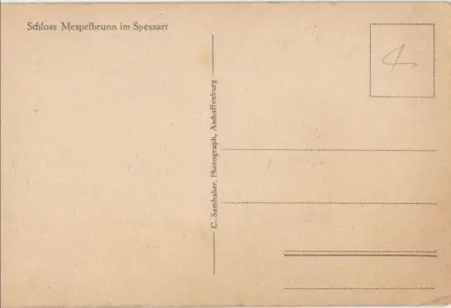 Mespelbrunn - Schloss