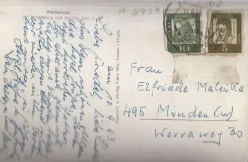 Füssen-Weißensee - mit Säuling