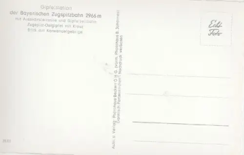 Zugspitzbahn - Gipfelstation