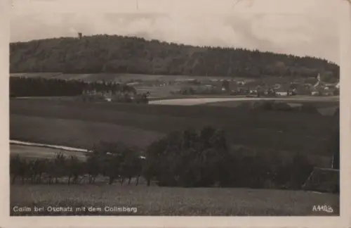 Wermsdorf-Collm - mit cem Collmberg - 1955