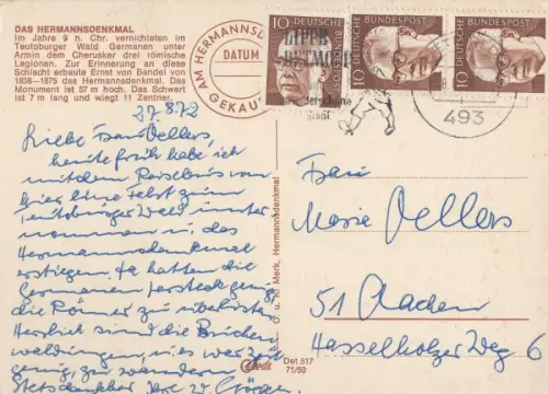 Teutoburger Wald - Hermanndenkmal