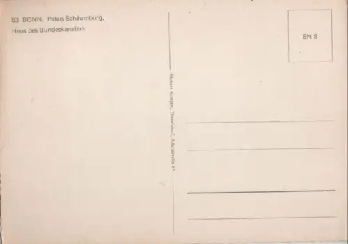 Bonn - Palais Schaumburg