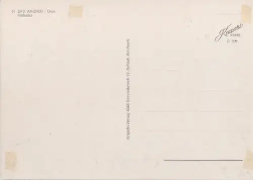 Aachen - Dom, Südseite