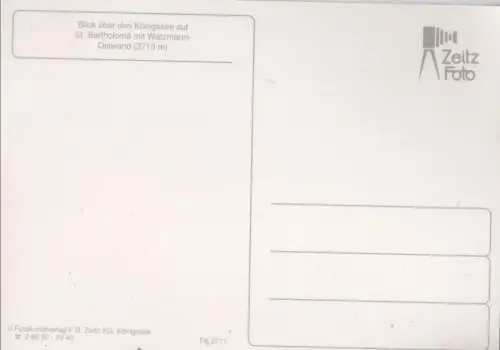 Königssee - St. Bartholomä