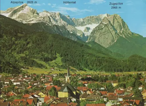 Garmisch-Partenkirchen - gegen Zugspitzgruppe