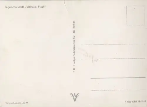 Segelschiff Wilhelm Pieck