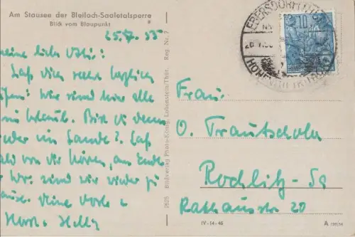 Bleilochtalsperre - Blick vom Blaupunkt