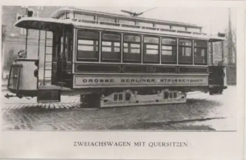 Berliner Straßenbahn Reprint, Foto keine Ak