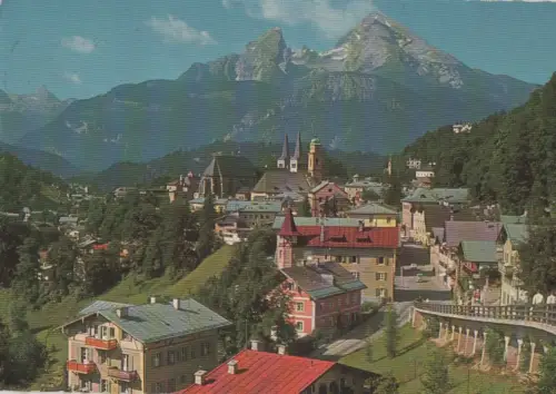 Berchtesgaden - mit Watzmann - 1965