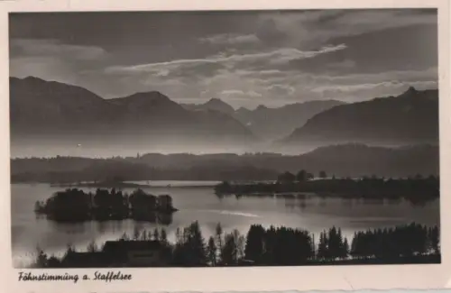Staffelsee - Abendstimmung - ca. 1955