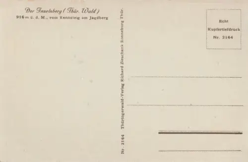 Inselsberg - vom Rennsteig