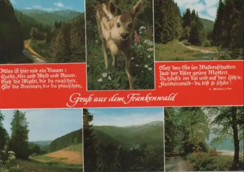 Frankenwald - mit 6 Bildern - ca. 1980