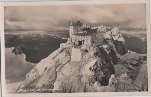 Zugspitze - mit Münchnerhaus - 1938