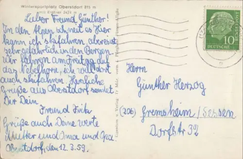 Oberstdorf - Winteransicht