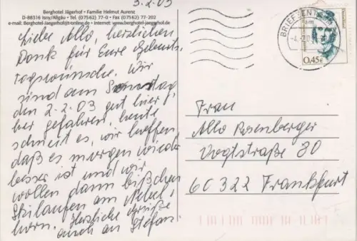 Isny - Berghotel Jägerhof