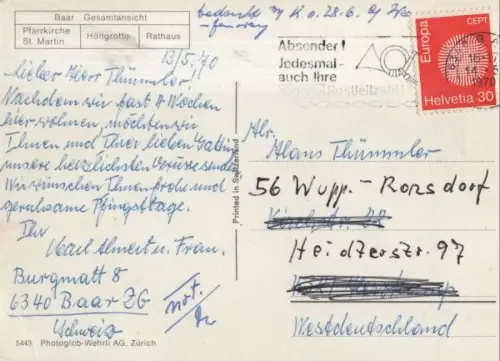 Schweiz - Baar - Schweiz - 4 Bilder