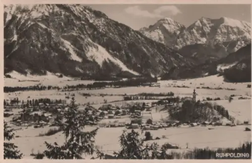Ruhpolding - mit Sonntagshorn - ca. 1955