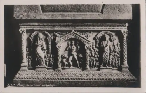 Kroatien - Kroatien - Split - Muzej starorimski sarkofag - ca. 1955