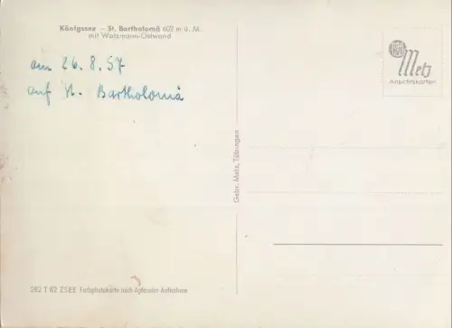 Königssee - St. Bartholomä