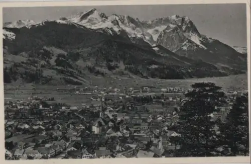 Partenkirchen - gegen Alpspitze - 1935