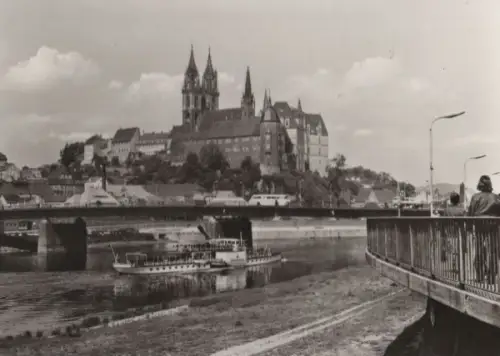 Meißen - Blick zum Dom - 1979