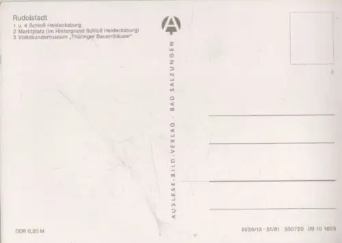 Rudolstadt - 4 Bilder