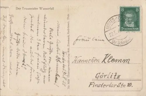 Trusetaler Wasserfall - 1928