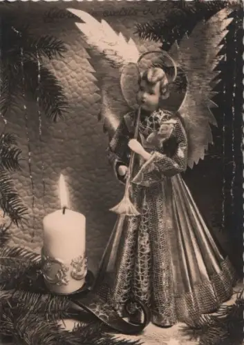 Engel und Kerze