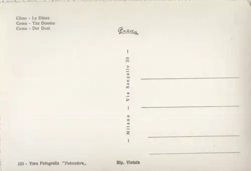 Italien - Como - Italien - Duomo