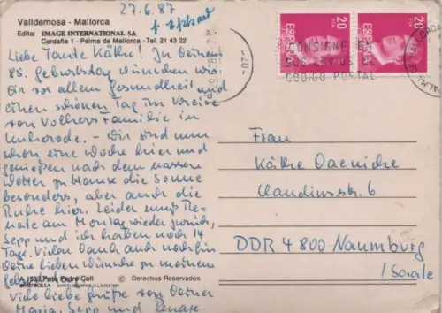 Spanien - Valldemosa - Spanien - Turm