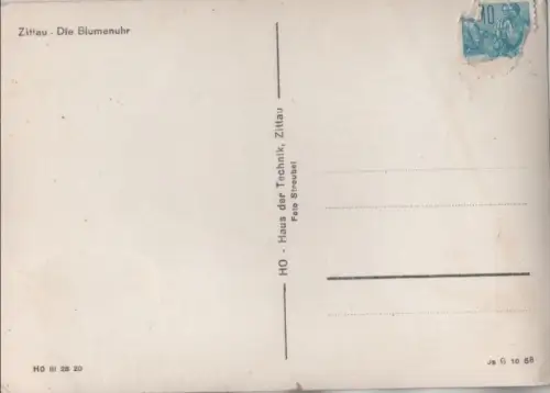 Zittau - Blumenuhr