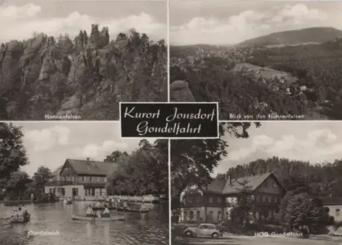 Jonsdorf - Gondelfahrt, u.a. Gondelteich - 1971