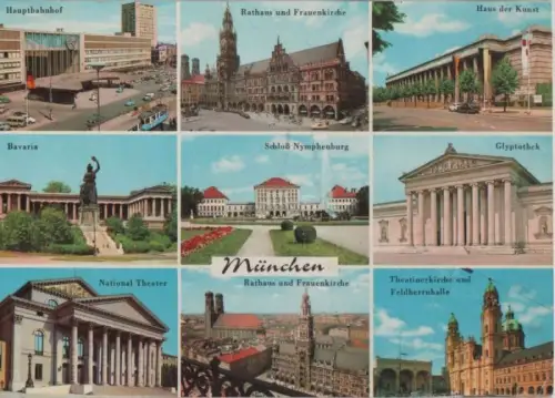 München - u.a. Hauptbahnhof - 1971