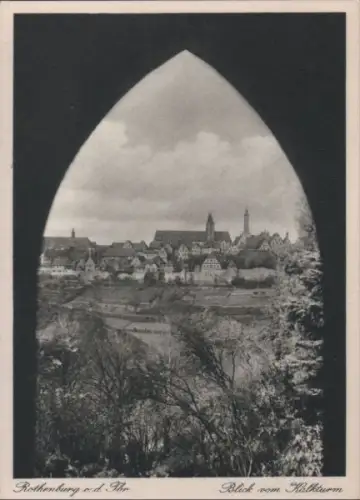 Rothenburg - Blick vom Kalkturm - ca. 1955