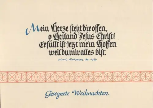 Gesegnete Weihnachten