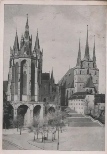 Erfurt - Dom und Severi - ca. 1950