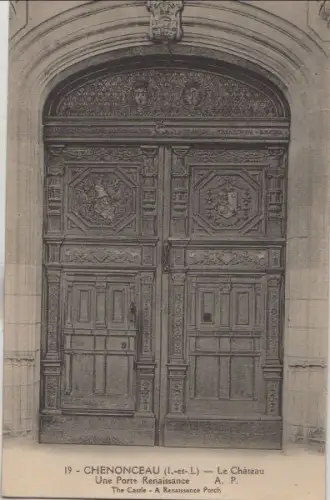 Frankreich - Frankreich - Chenonceau - Chateau, une Porte Renaissance - ca. 1940