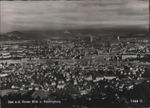 Österreich - Österreich - Linz - Blick vom Pöstlingberg - ca. 1965